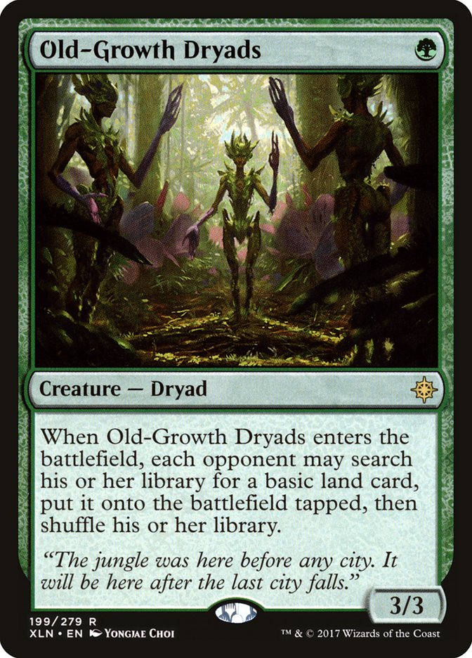 Old-Growth Dryads [Ixalan] | Jomio and Rueliete's Cards and Comics