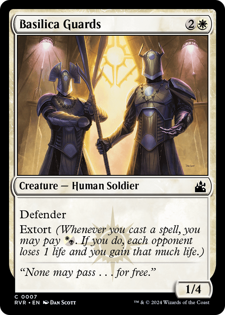 Basilica Guards [Ravnica Remastered] | Jomio and Rueliete's Cards and Comics