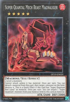 Super Quantal Mech Beast Magnaliger [OP10-EN020] Common | Jomio and Rueliete's Cards and Comics