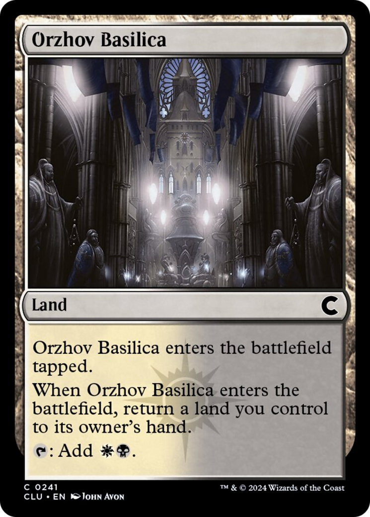 Orzhov Basilica [Ravnica: Clue Edition] | Jomio and Rueliete's Cards and Comics
