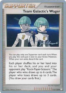 Team Galactic's Wager (115/123) (Psychic Lock - Jason Klaczynski) [World Championships 2008] | Jomio and Rueliete's Cards and Comics