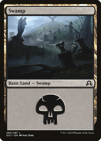 Swamp (290) [Shadows over Innistrad] | Jomio and Rueliete's Cards and Comics