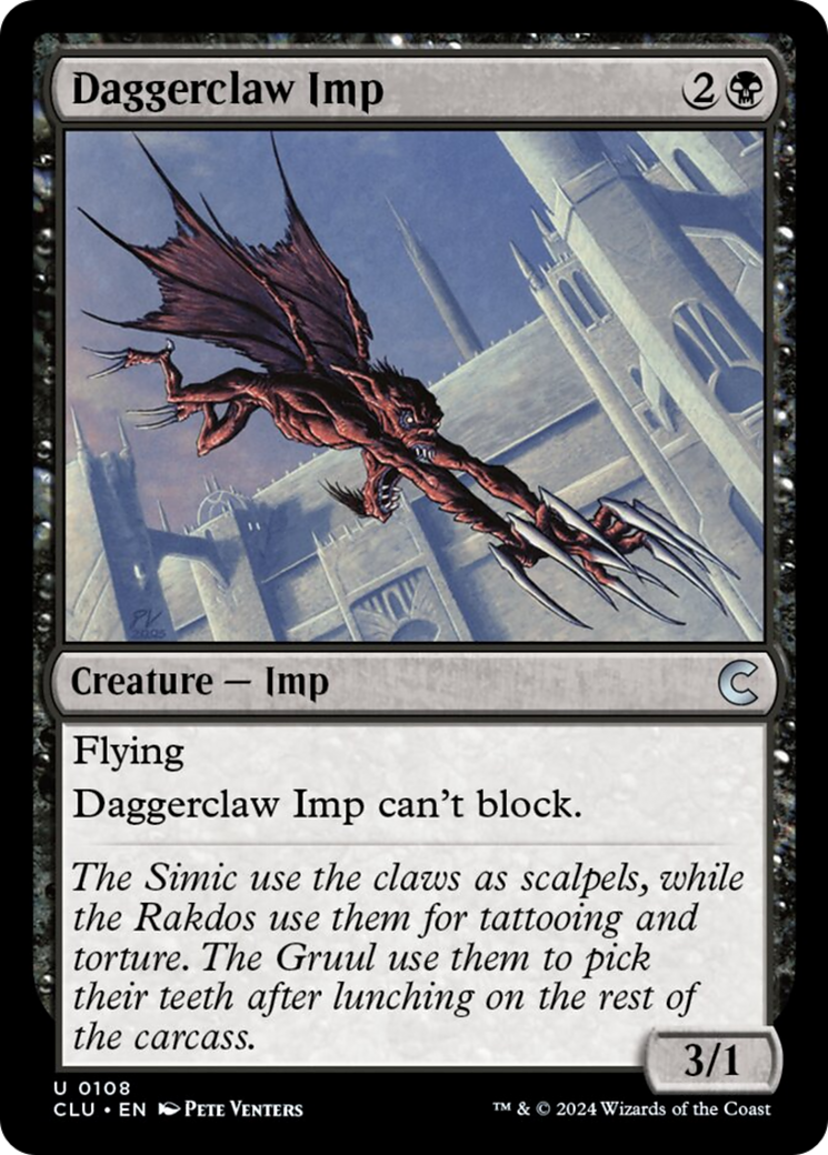 Daggerclaw Imp [Ravnica: Clue Edition] | Jomio and Rueliete's Cards and Comics