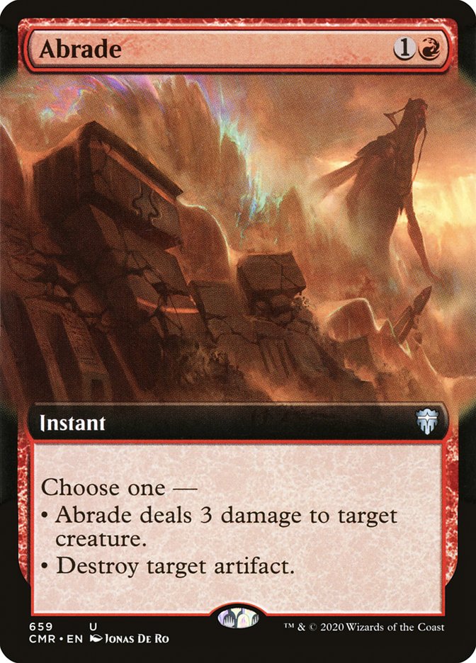 Abrade (Extended Art) [Commander Legends] | Jomio and Rueliete's Cards and Comics