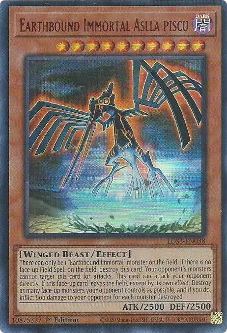 Earthbound Immortal Aslla piscu (Red) [LDS3-EN038] Ultra Rare | Jomio and Rueliete's Cards and Comics