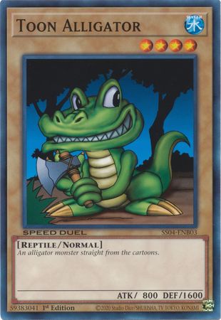 Toon Alligator [SS04-ENB03] Common | Jomio and Rueliete's Cards and Comics
