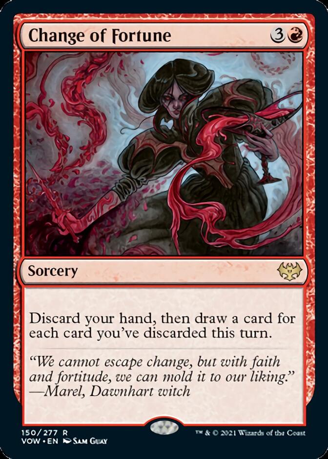 Change of Fortune [Innistrad: Crimson Vow] | Jomio and Rueliete's Cards and Comics