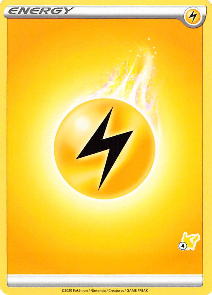 Lightning Energy (Pikachu Stamp #4) [Battle Academy 2022] | Jomio and Rueliete's Cards and Comics