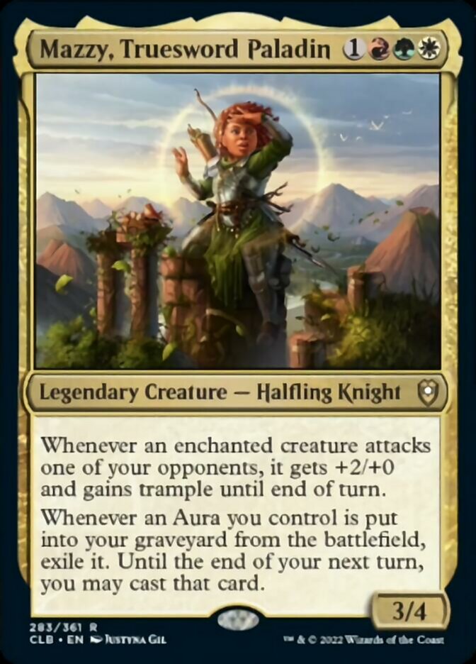 Mazzy, Truesword Paladin [Commander Legends: Battle for Baldur's Gate] | Jomio and Rueliete's Cards and Comics
