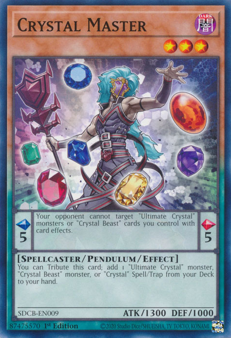 Crystal Master [SDCB-EN009] Common | Jomio and Rueliete's Cards and Comics