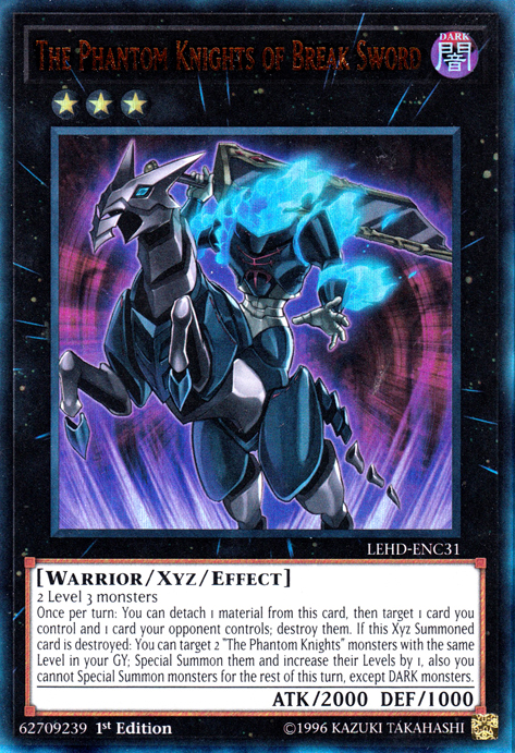 The Phantom Knights of Break Sword [LEHD-ENC31] Ultra Rare | Jomio and Rueliete's Cards and Comics