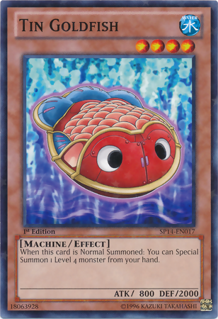Tin Goldfish [SP14-EN017] Starfoil Rare | Jomio and Rueliete's Cards and Comics
