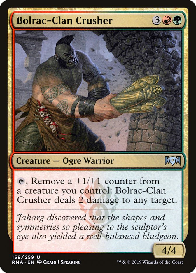 Bolrac-Clan Crusher [Ravnica Allegiance] | Jomio and Rueliete's Cards and Comics