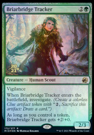 Briarbridge Tracker [Innistrad: Midnight Hunt Prerelease Promos] | Jomio and Rueliete's Cards and Comics