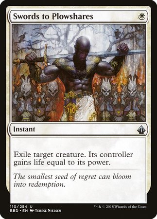 Swords to Plowshares [Battlebond] | Jomio and Rueliete's Cards and Comics
