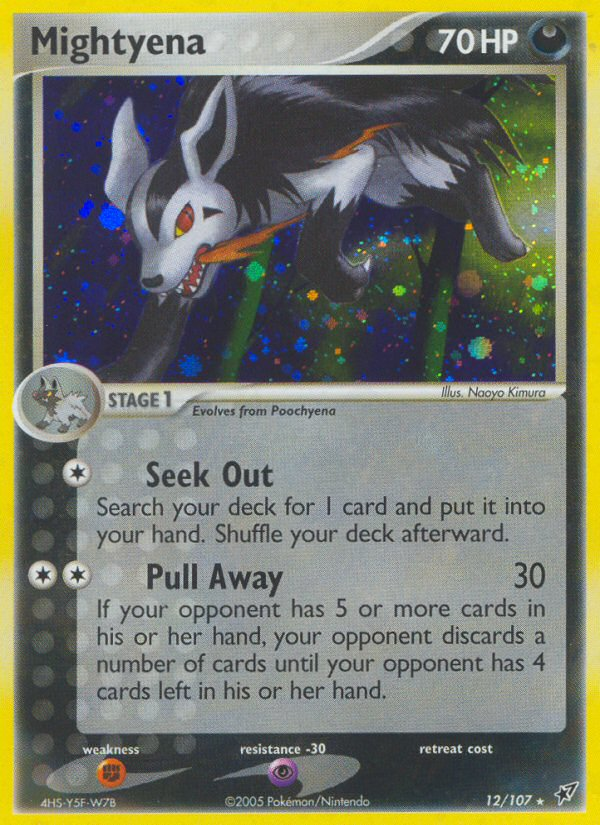 Mightyena (12/107) [EX: Deoxys] | Jomio and Rueliete's Cards and Comics