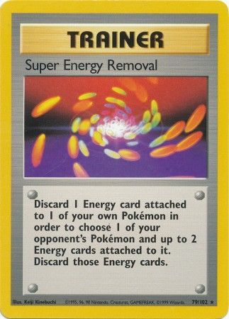 Super Energy Removal (79/102) [Base Set Unlimited] | Jomio and Rueliete's Cards and Comics