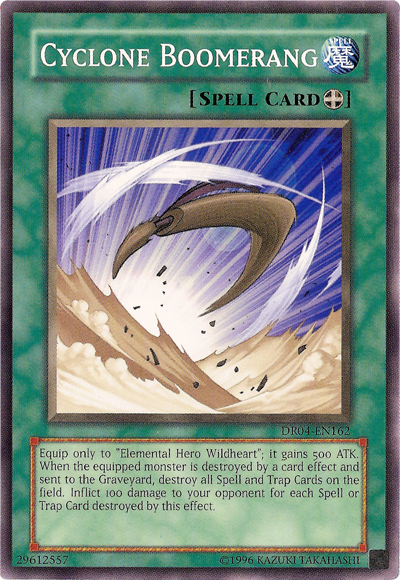Cyclone Boomerang [DR04-EN162] Common | Jomio and Rueliete's Cards and Comics