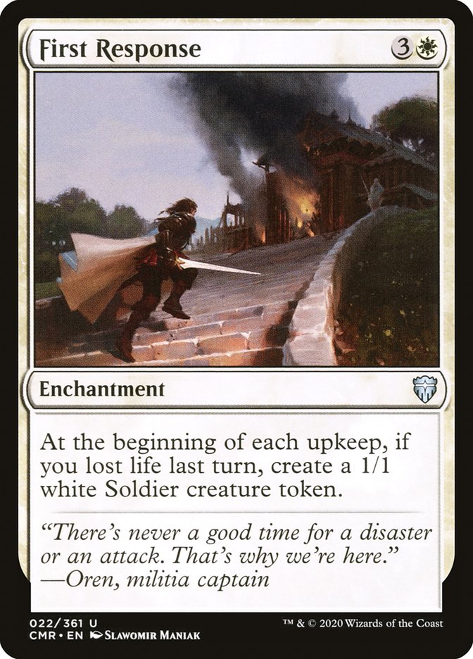 First Response [Commander Legends] | Jomio and Rueliete's Cards and Comics