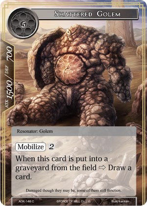 Shattered Golem (ADK-148) [Advent of the Demon King] | Jomio and Rueliete's Cards and Comics