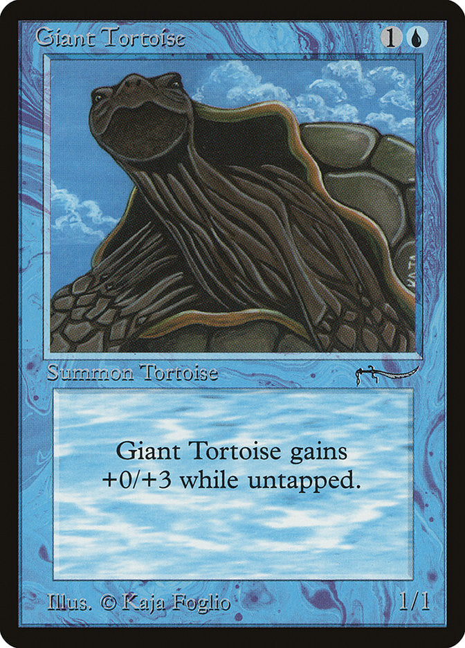 Giant Tortoise (Light Mana Cost) [Arabian Nights] | Jomio and Rueliete's Cards and Comics