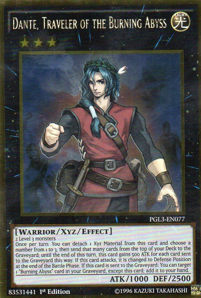 Dante, Traveler of the Burning Abyss [PGL3-EN077] Gold Rare | Jomio and Rueliete's Cards and Comics