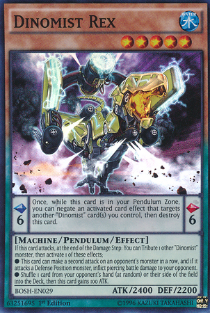 Dinomist Rex [BOSH-EN029] Super Rare | Jomio and Rueliete's Cards and Comics