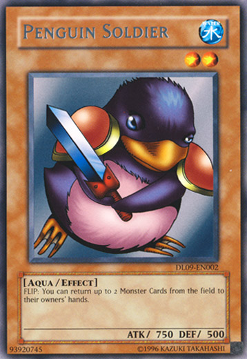 Penguin Soldier (Silver) [DL09-EN002] Rare | Jomio and Rueliete's Cards and Comics
