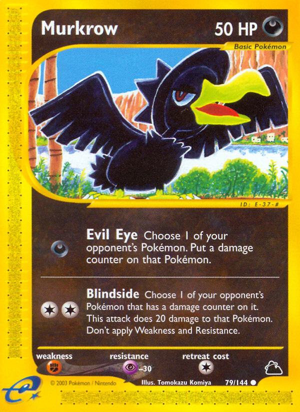 Murkrow (79/144) [Skyridge] | Jomio and Rueliete's Cards and Comics