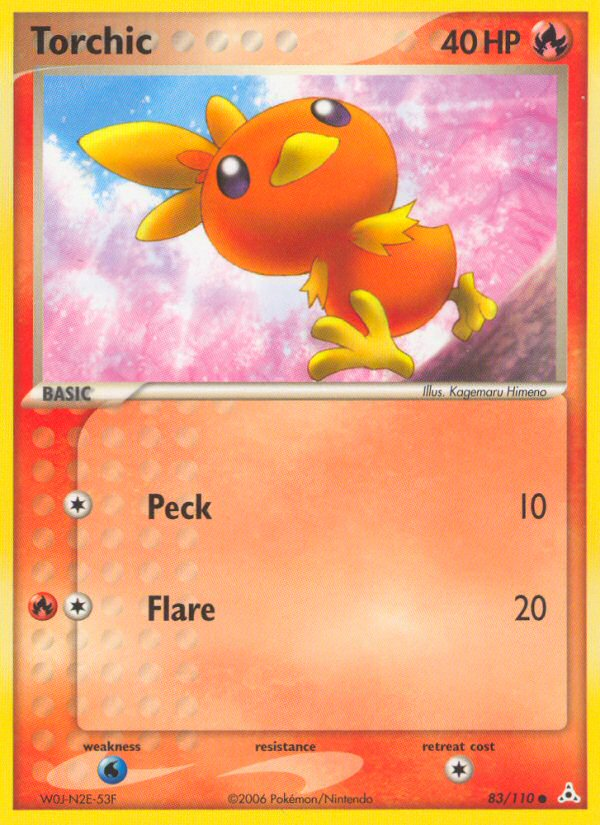 Torchic (83/110) [EX: Holon Phantoms] | Jomio and Rueliete's Cards and Comics