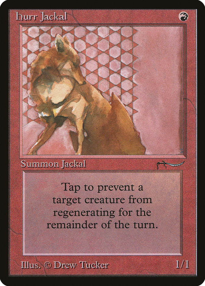 Hurr Jackal [Arabian Nights] | Jomio and Rueliete's Cards and Comics