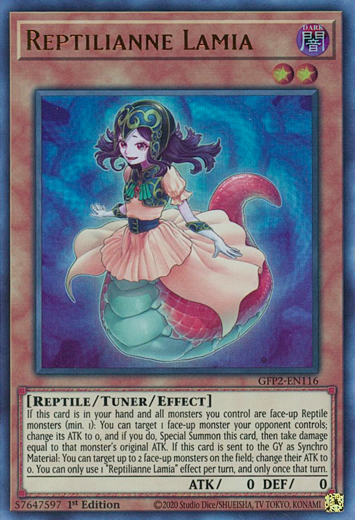 Reptilianne Lamia [GFP2-EN116] Ultra Rare | Jomio and Rueliete's Cards and Comics