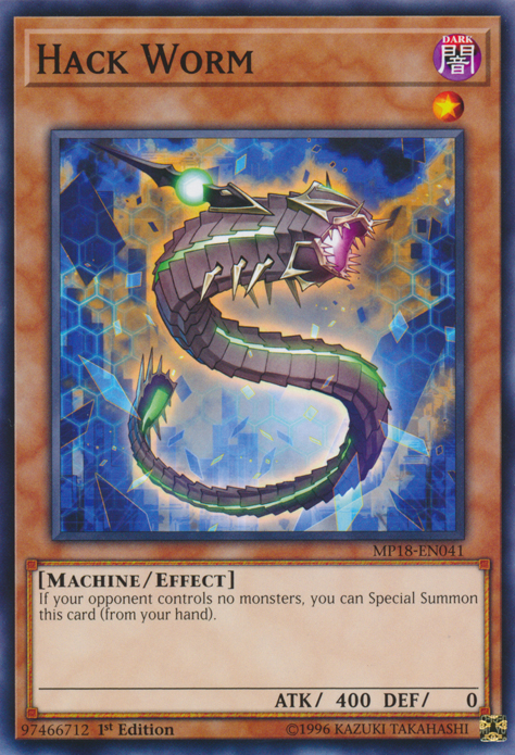 Hack Worm [MP18-EN041] Common | Jomio and Rueliete's Cards and Comics