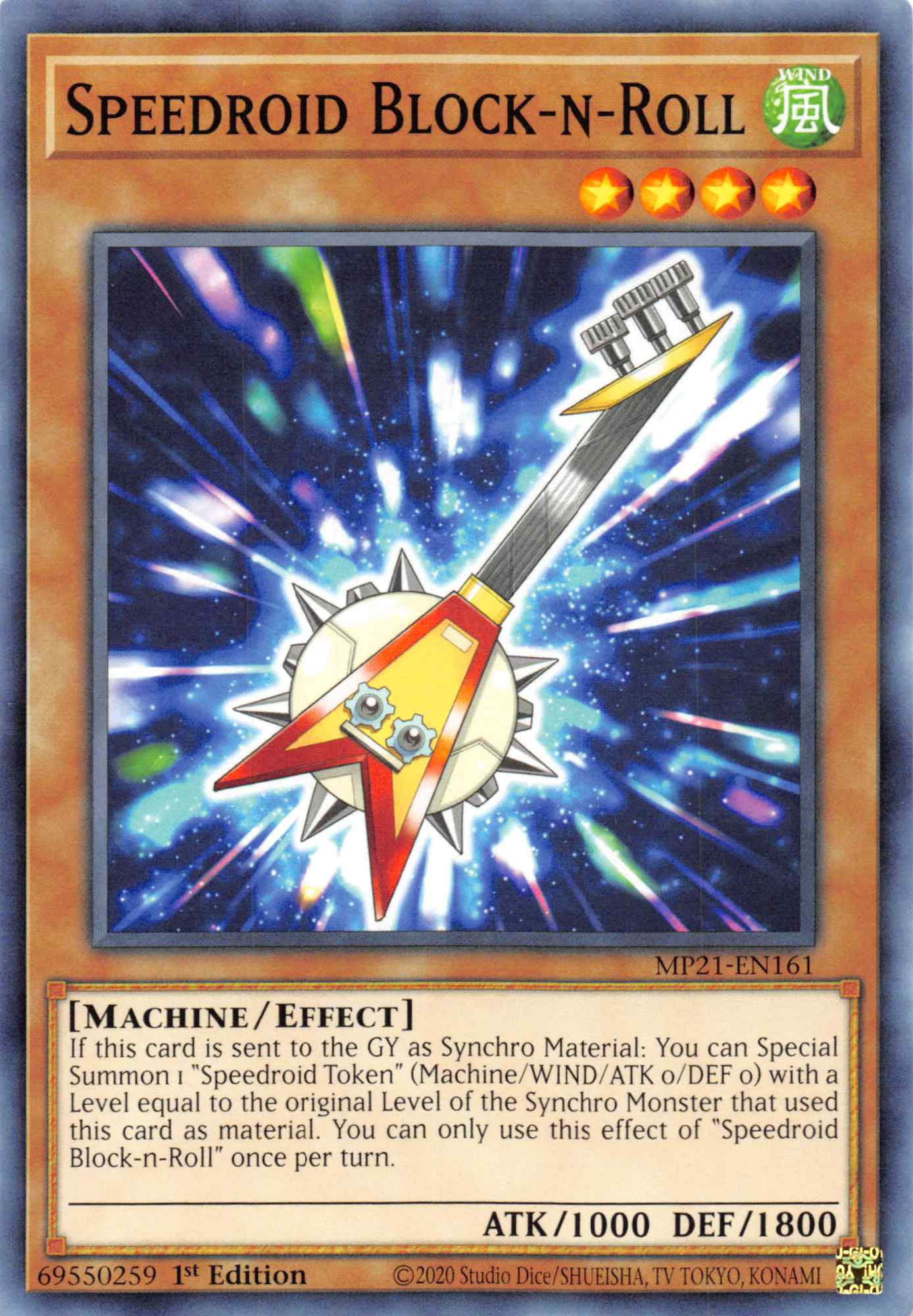 Speedroid Block-n-Roll [MP21-EN161] Common | Jomio and Rueliete's Cards and Comics