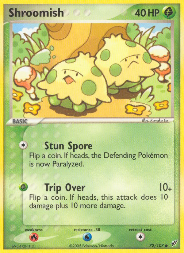 Shroomish (72/107) [EX: Deoxys] | Jomio and Rueliete's Cards and Comics