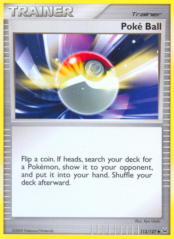 Poke Ball (113/127) [Platinum: Base Set] | Jomio and Rueliete's Cards and Comics