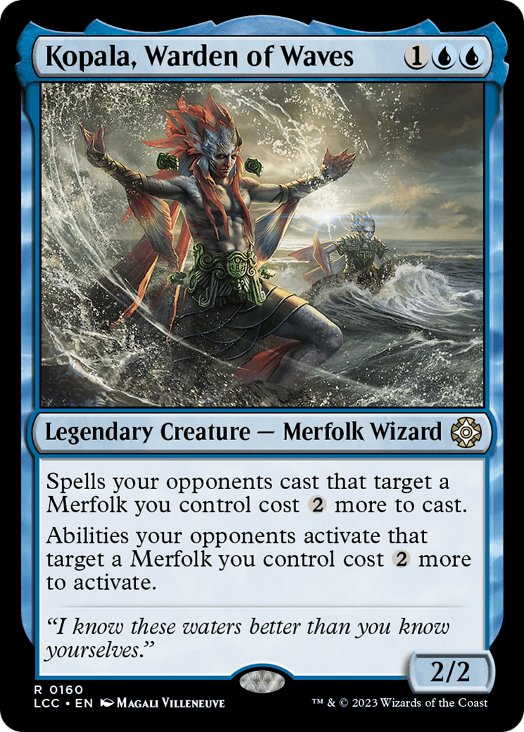 Kopala, Warden of Waves [The Lost Caverns of Ixalan Commander] | Jomio and Rueliete's Cards and Comics