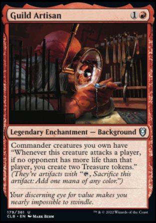 Guild Artisan [Commander Legends: Battle for Baldur's Gate] | Jomio and Rueliete's Cards and Comics