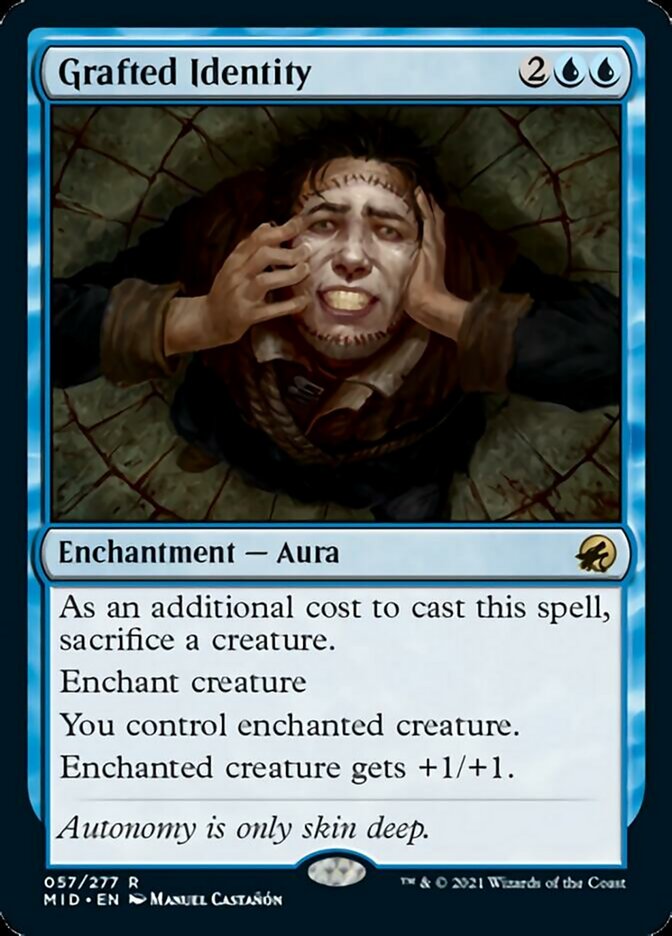Grafted Identity [Innistrad: Midnight Hunt] | Jomio and Rueliete's Cards and Comics