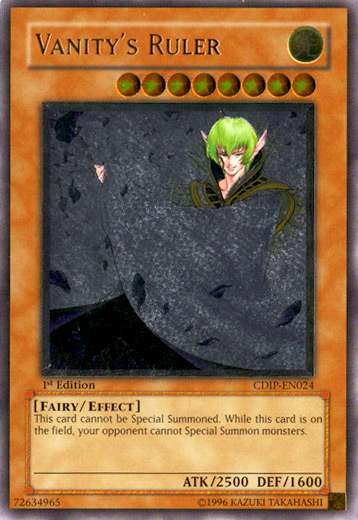 Vanity's Ruler (UTR) [CDIP-EN024] Ultimate Rare | Jomio and Rueliete's Cards and Comics