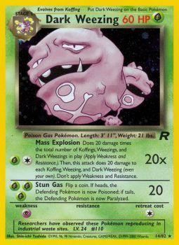 Dark Weezing (14/82) [Team Rocket Unlimited] | Jomio and Rueliete's Cards and Comics