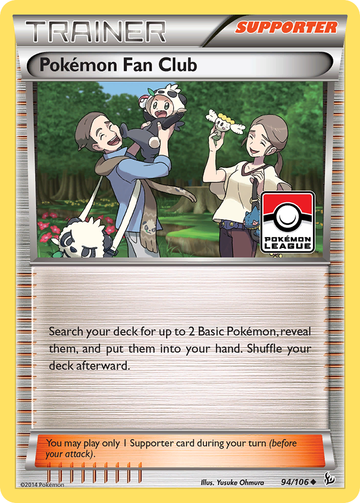 Pokemon Fan Club (94/106) [XY: Flashfire] | Jomio and Rueliete's Cards and Comics