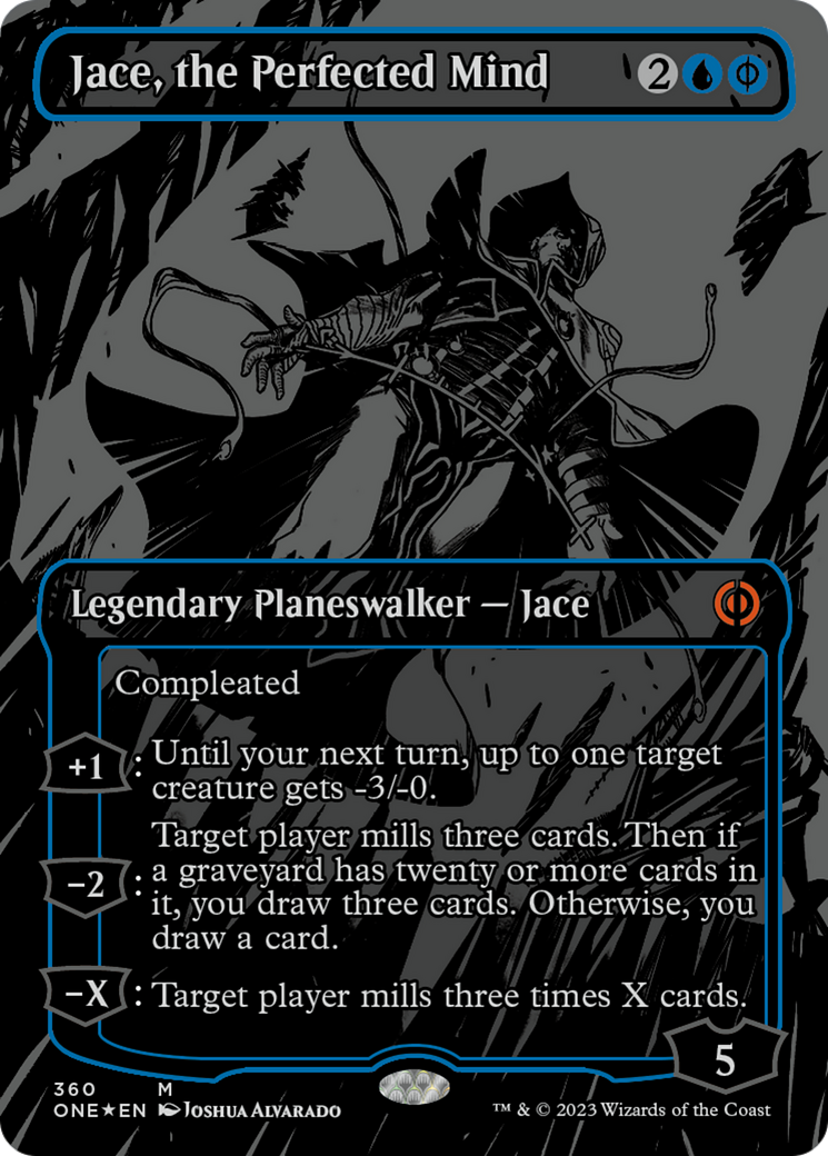 Jace, the Perfected Mind (Oil Slick Raised Foil) [Phyrexia: All Will Be One] | Jomio and Rueliete's Cards and Comics