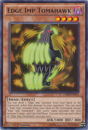 Edge Imp Tomahawk [CROS-EN014] Rare | Jomio and Rueliete's Cards and Comics