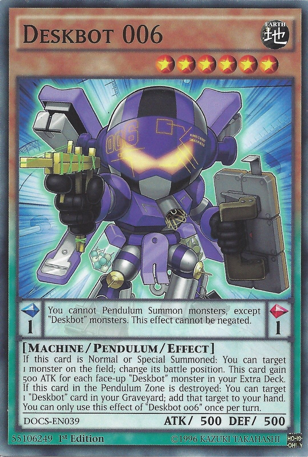 Deskbot 006 [DOCS-EN039] Common | Jomio and Rueliete's Cards and Comics