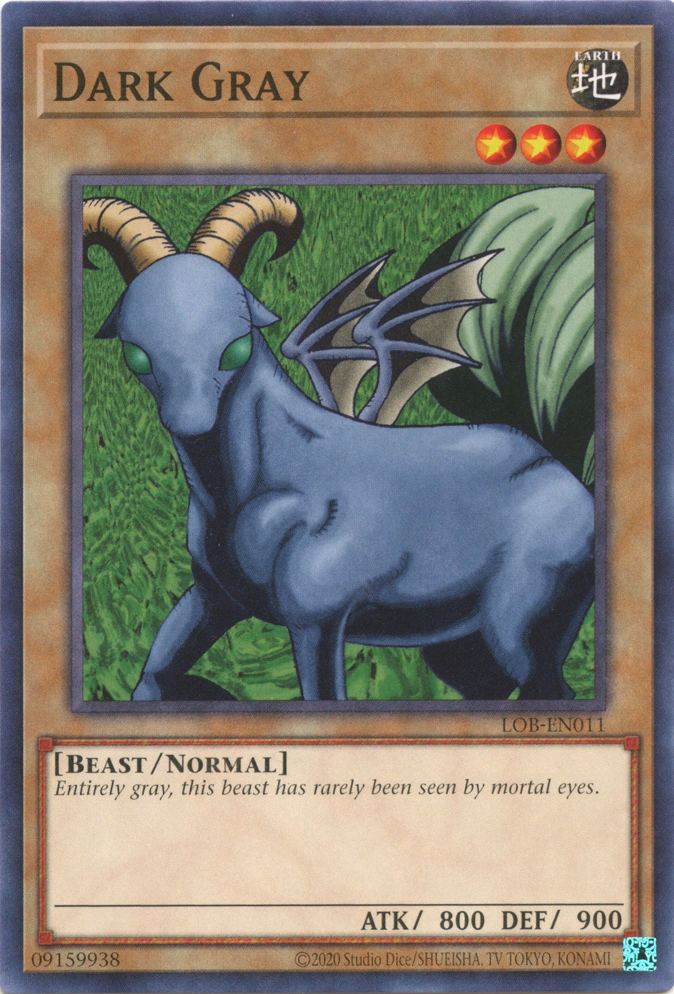 Dark Gray (25th Anniversary) [LOB-EN011] Common | Jomio and Rueliete's Cards and Comics