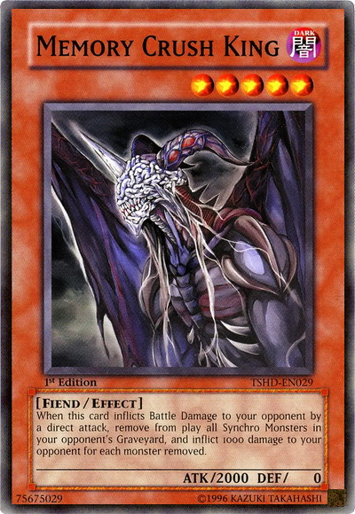 Memory Crush King [TSHD-EN029] Common | Jomio and Rueliete's Cards and Comics