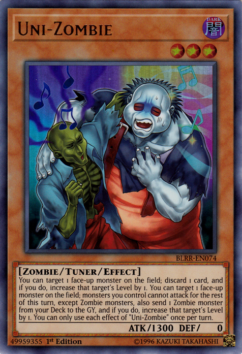 Uni-Zombie [BLRR-EN074] Ultra Rare | Jomio and Rueliete's Cards and Comics