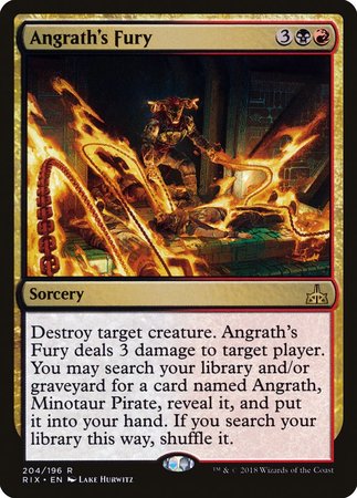 Angrath's Fury [Rivals of Ixalan] | Jomio and Rueliete's Cards and Comics