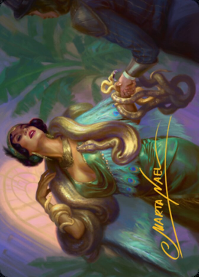 Venom Connoisseur Art Card (Gold-Stamped Signature) [Streets of New Capenna Art Series] | Jomio and Rueliete's Cards and Comics